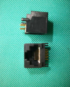 供應rj45插座,rj45水晶頭母座,180度 90度測試母座價格 廠家 圖片